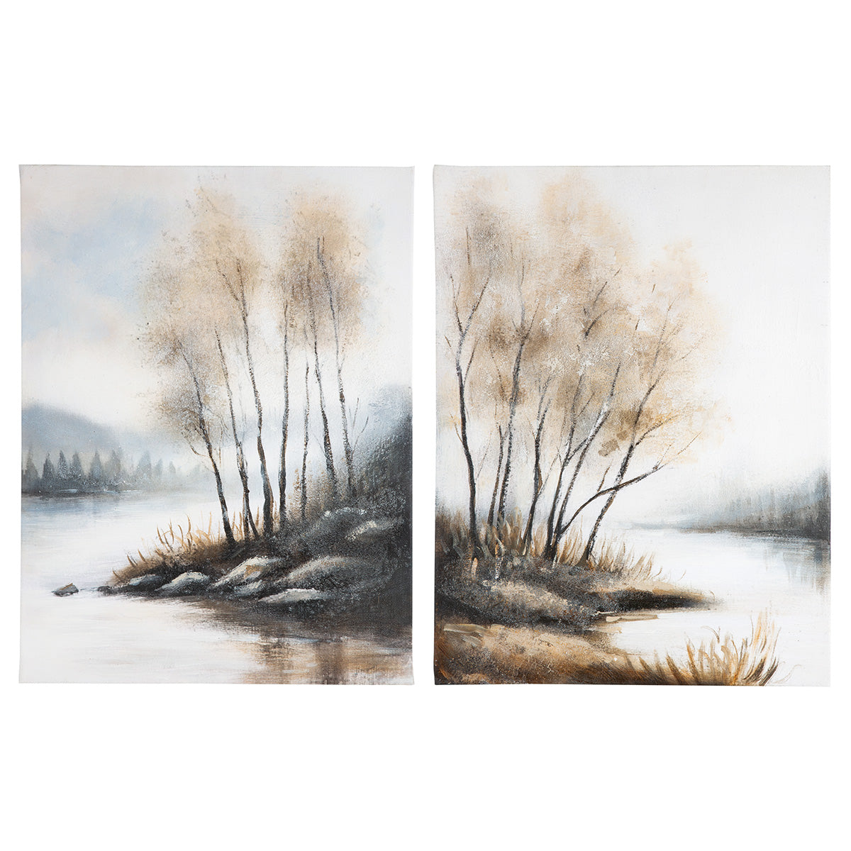 Seeufer meerschilderij 40 cm