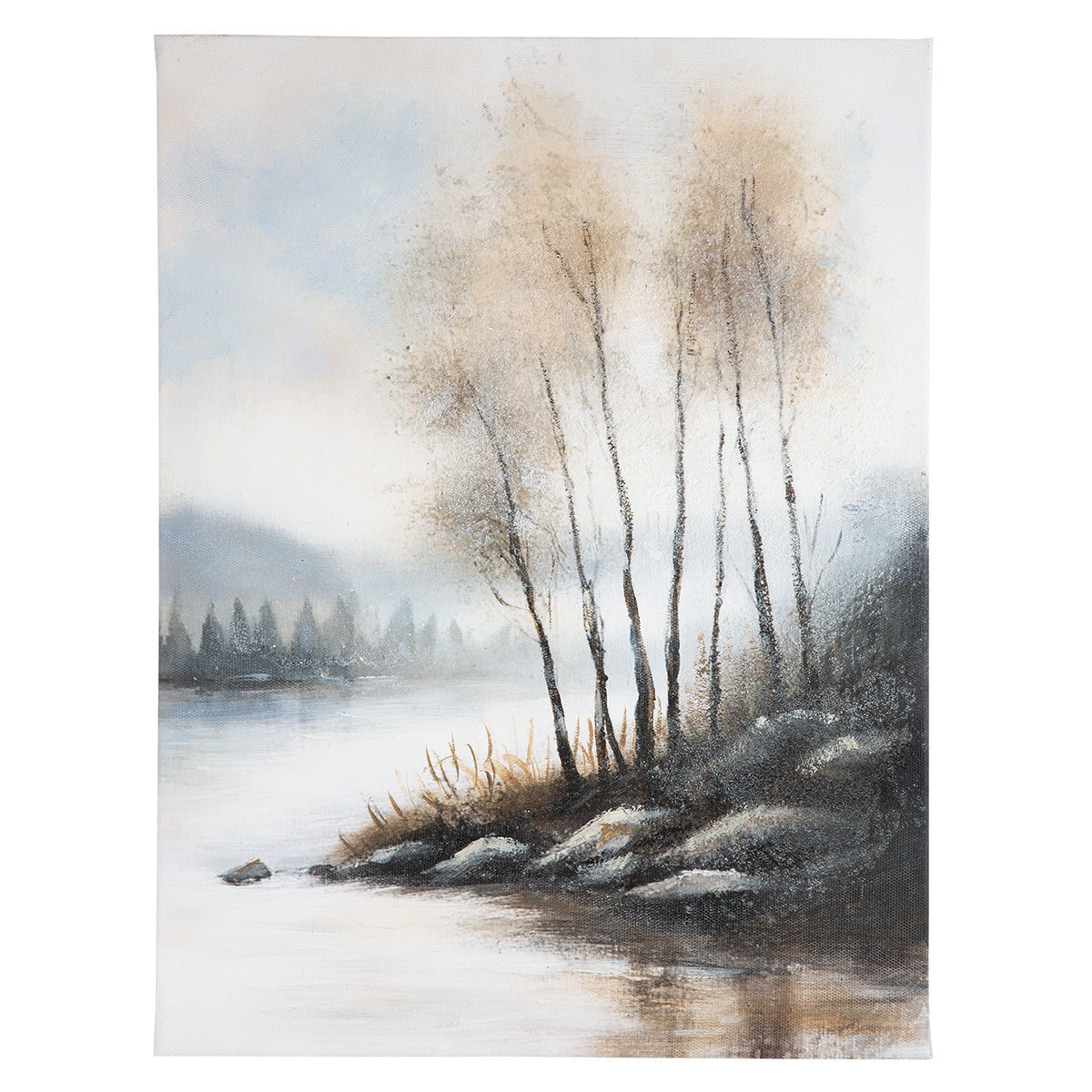 Seeufer meerschilderij 40 cm