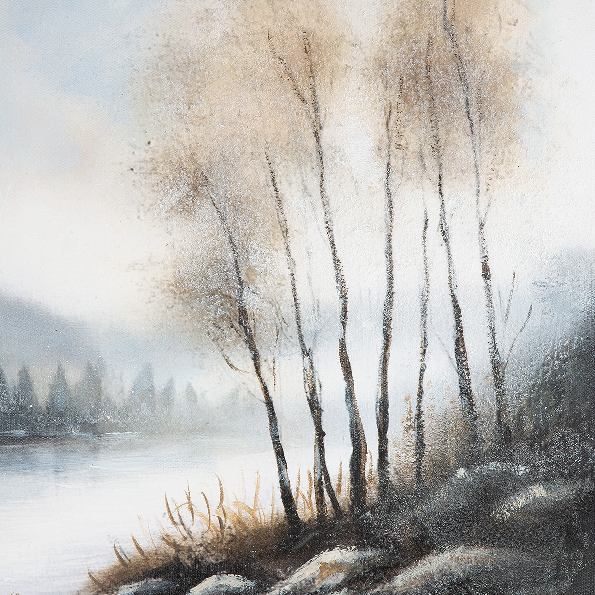 Seeufer meerschilderij 40 cm