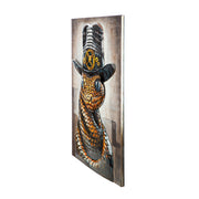 Snake with attitude 3D wanddecoratie