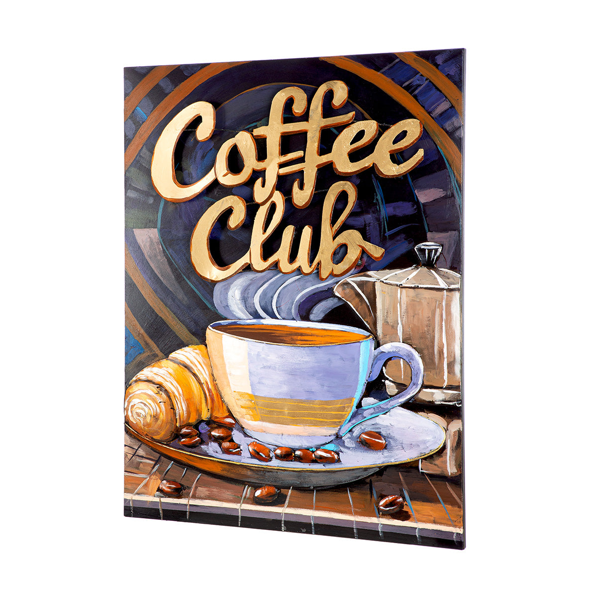 Coffeeclub 3D wanddecoratie 80 cm