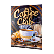 Coffeeclub 3D wanddecoratie 80 cm