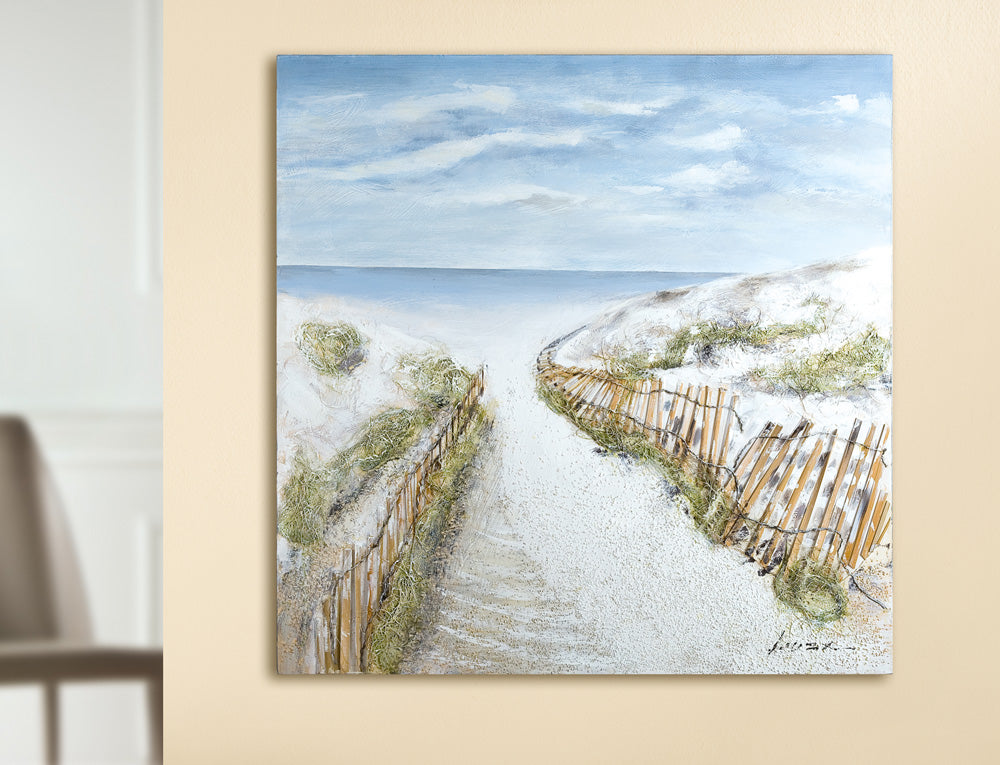 Dünen-Idylle kustschilderij 100 cm