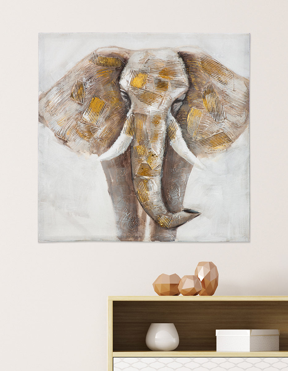 Benji olifantenschilderij 60 cm