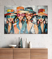 Red Lips Society 3D wanddecoratie