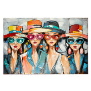 Red Lips Society 3D wanddecoratie
