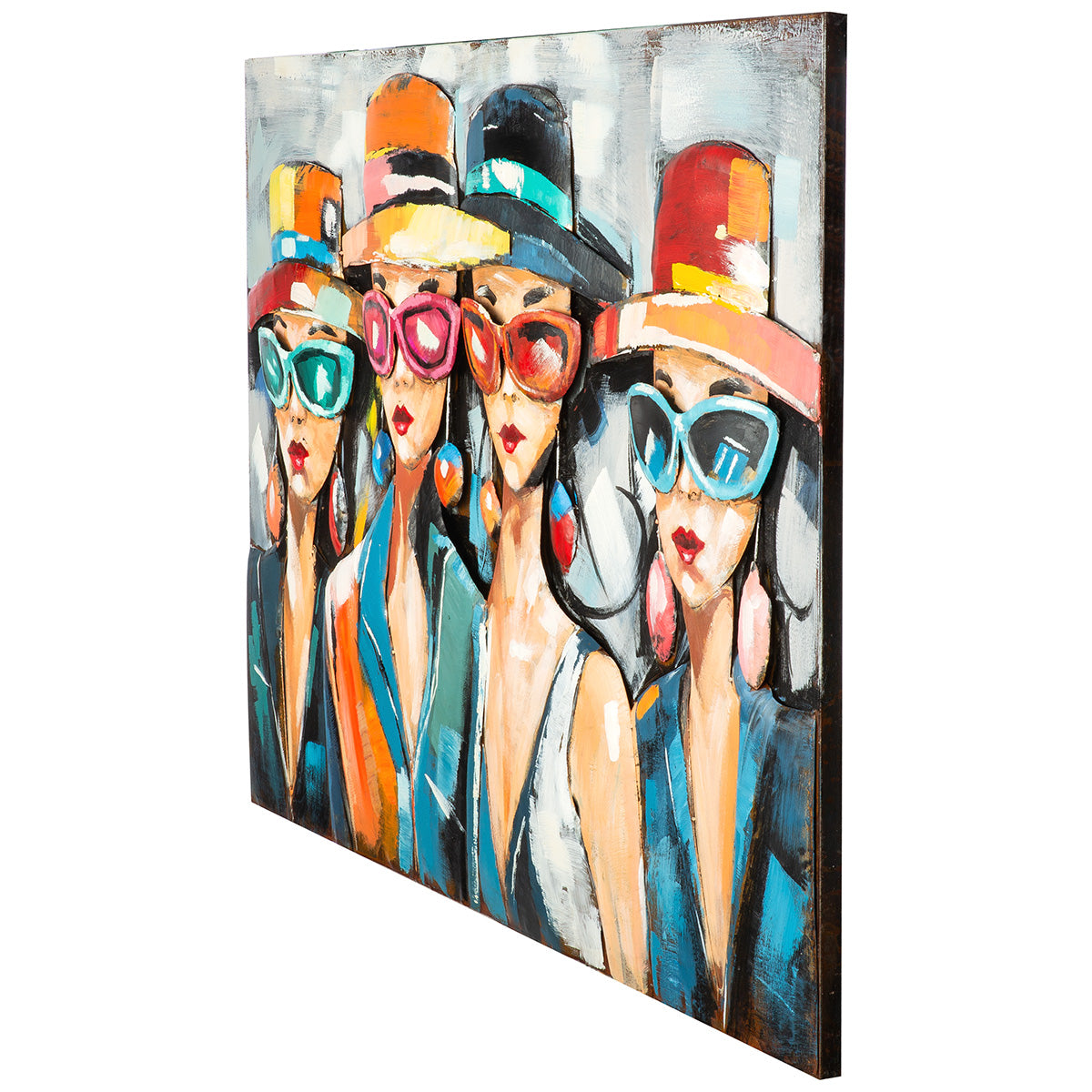 Red Lips Society 3D wanddecoratie
