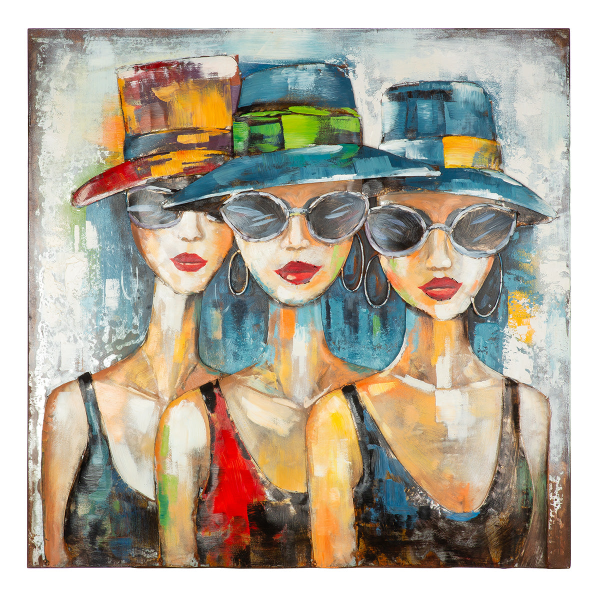 Red Lips Society 3D wanddecoratie