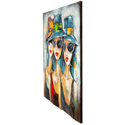 Red Lips Society 3D wanddecoratie