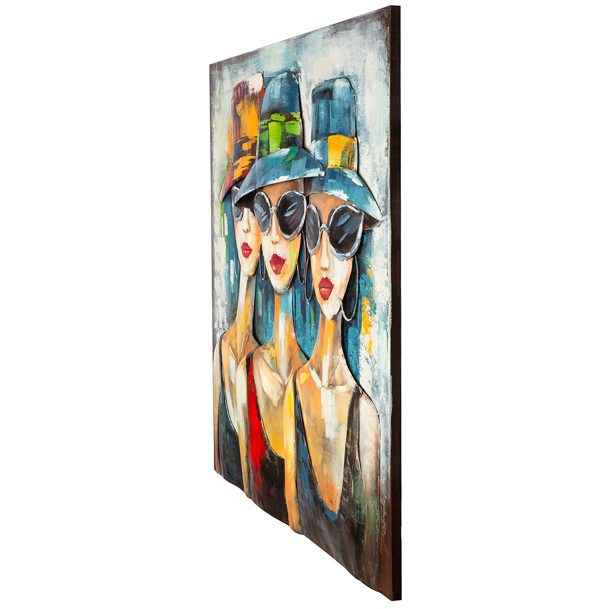 Red Lips Society 3D wanddecoratie