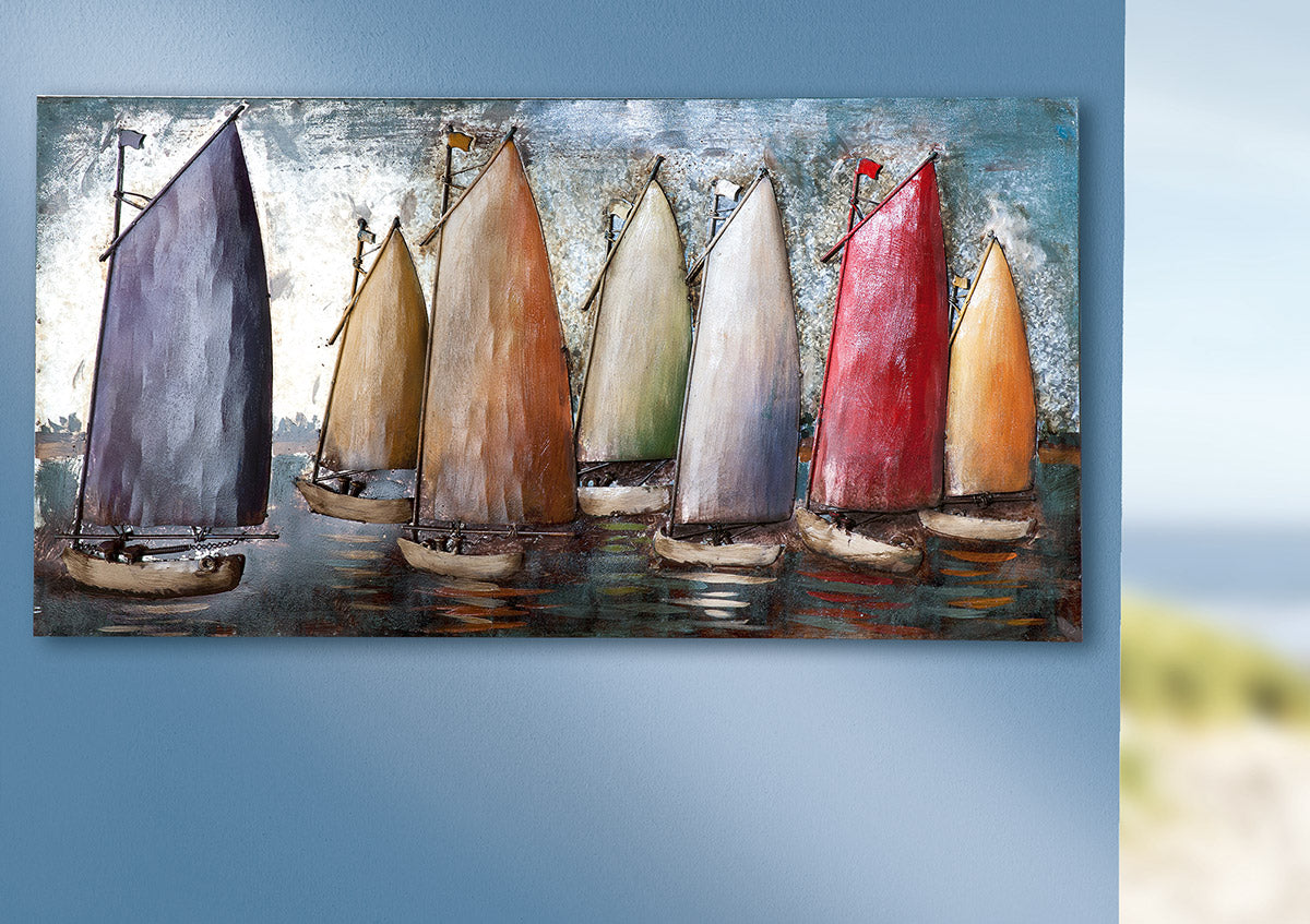 Sailing Regatta 3D wanddecoratie