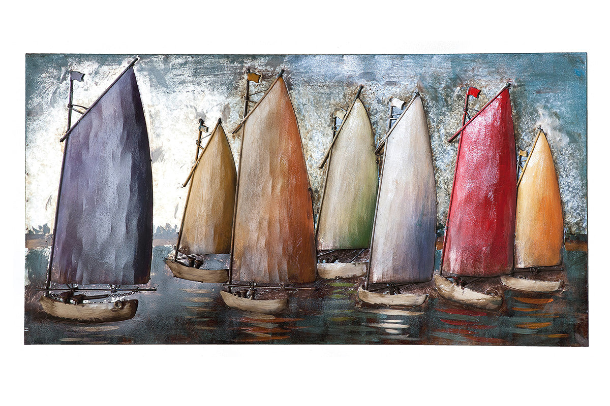 Sailing Regatta 3D wanddecoratie