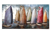 Sailing Regatta 3D wanddecoratie