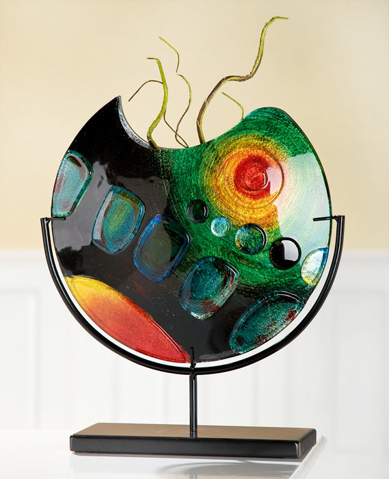 Kleurrijke vaas Sunrise 37 cm