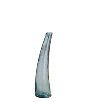 Vloervaas Blauw Glas