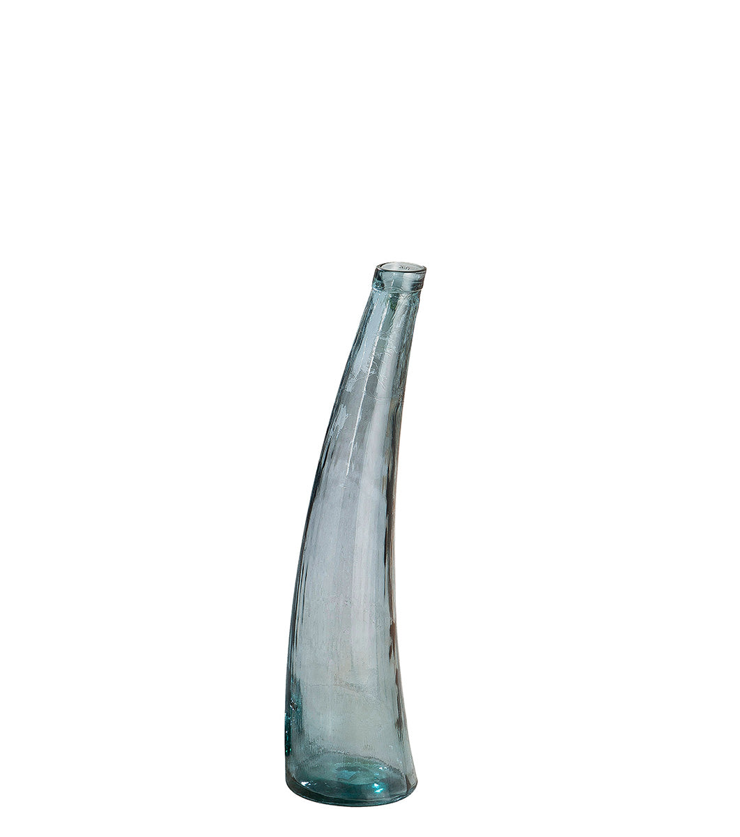 Vloervaas Blauw Glas