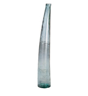 Vloervaas Blauw Glas