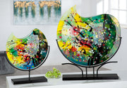 Kleurrijke vaas Nicosia 37 cm