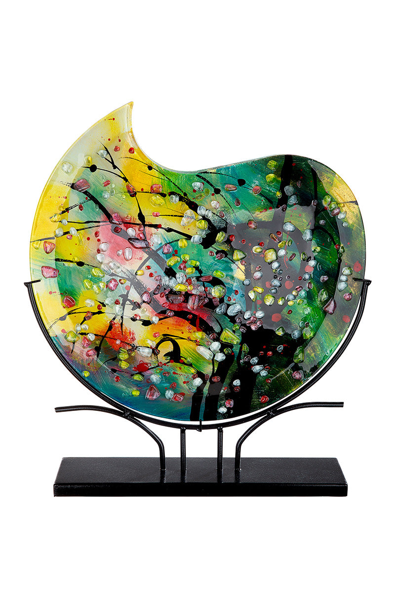 Kleurrijke vloervaas Nicosia 50 cm
