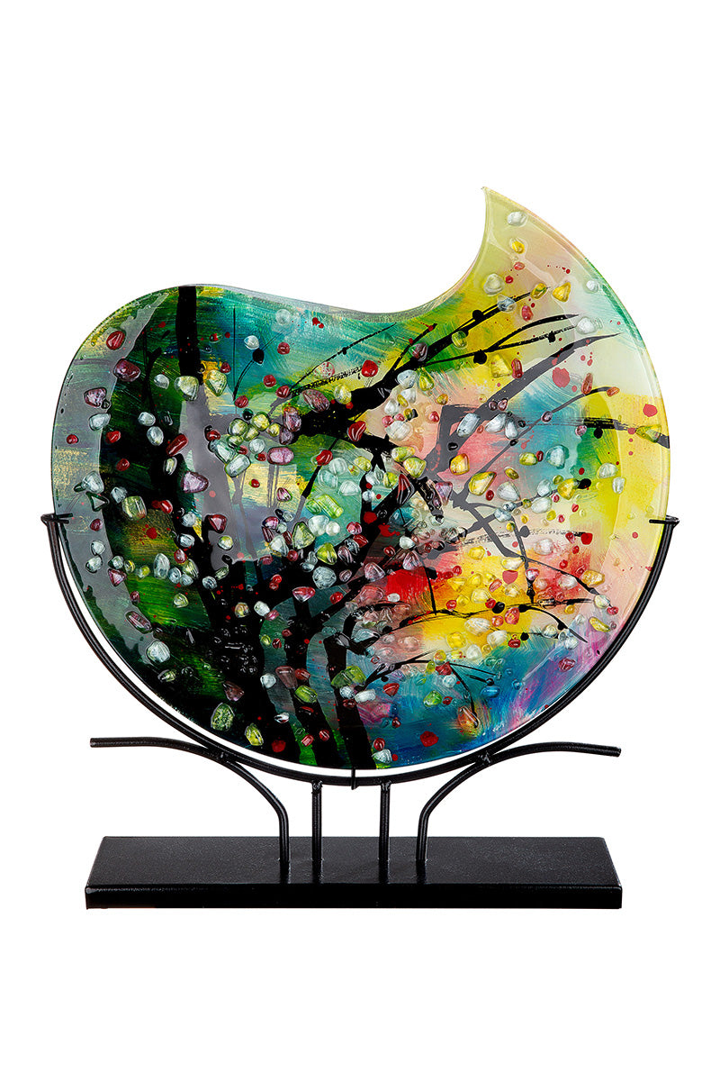 Kleurrijke vloervaas Nicosia 50 cm