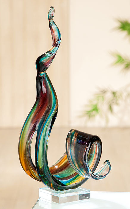 Marea Glas Sculptuur Multicolor