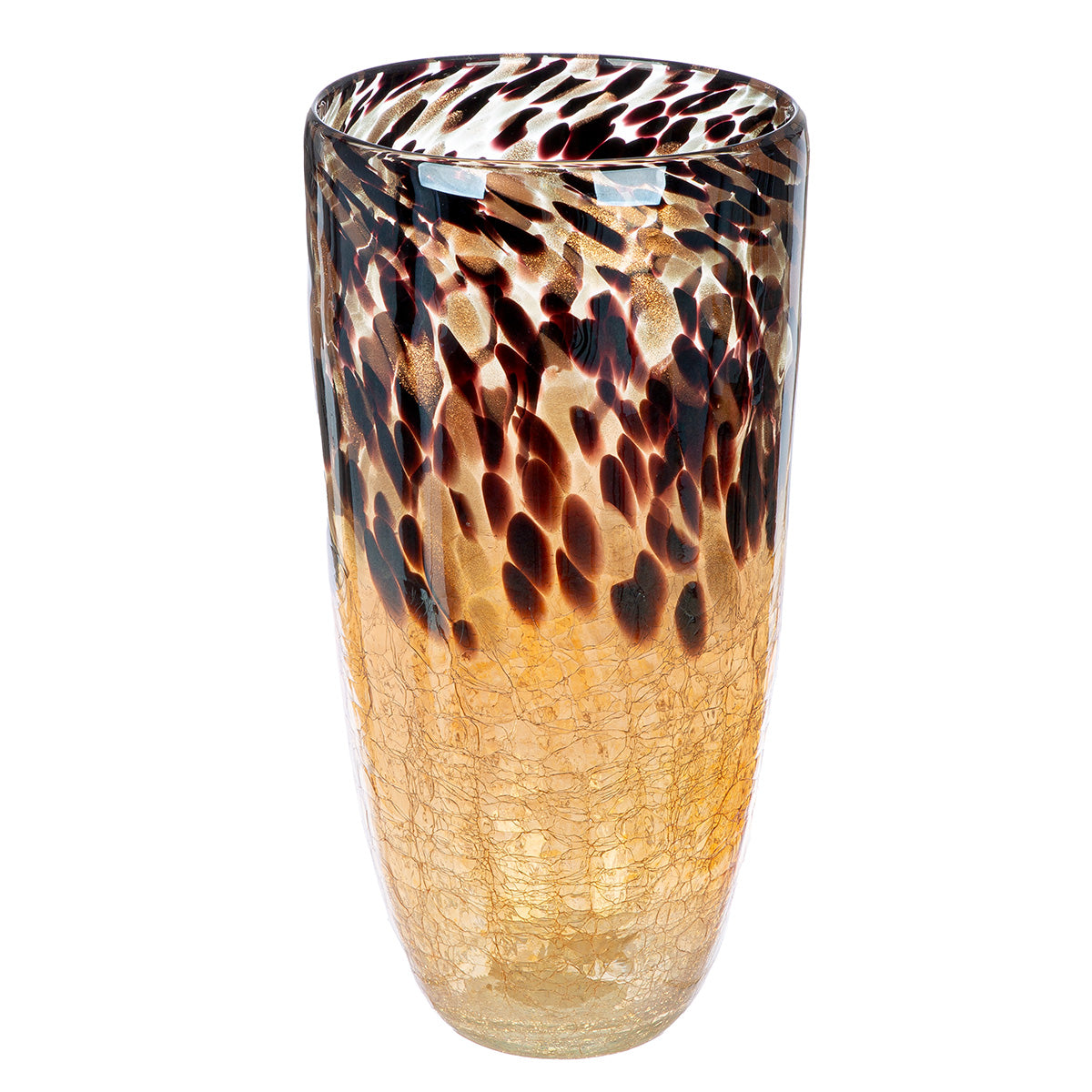 Bruine Glazen Vaas Tarlac 36.5 cm