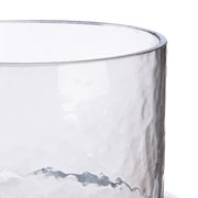 Grijze glazen vaas Levels 16.5 cm