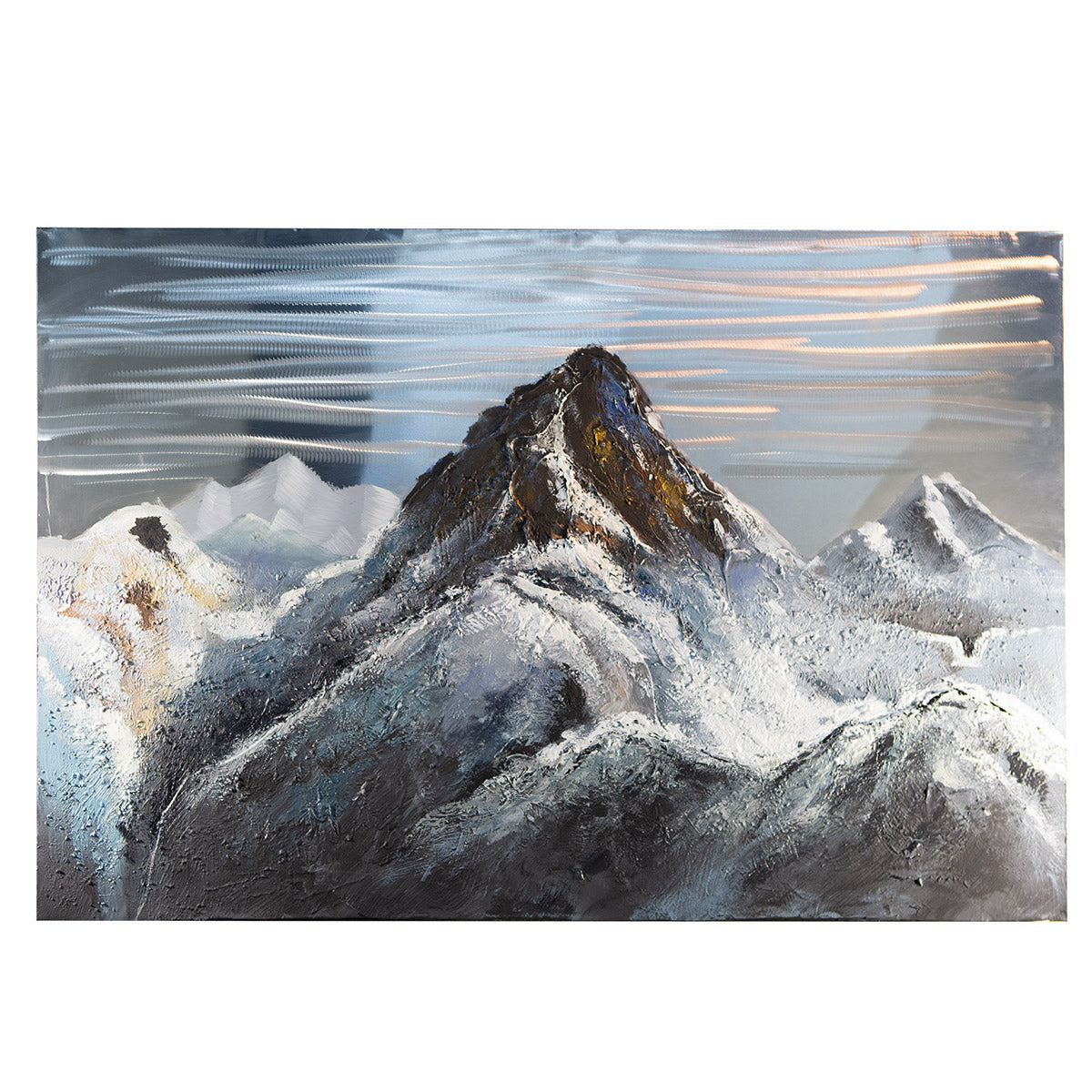 Mountain 3D landschapsschilderij 150 cm