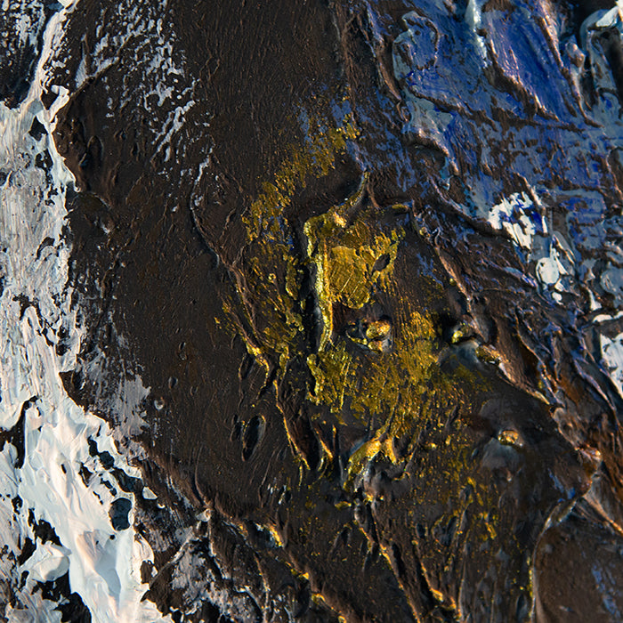 Mountain 3D landschapsschilderij 150 cm