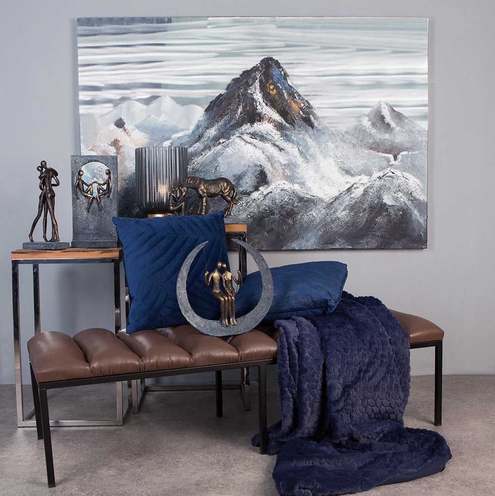 Mountain 3D landschapsschilderij 150 cm