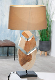 Houten Feather Tafellamp Naturel