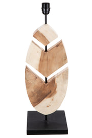 Houten Feather Tafellamp Naturel