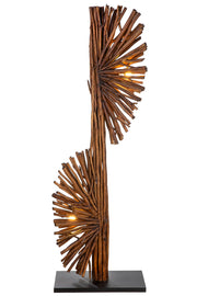 Dual vloerlamp hout naturel 151cm