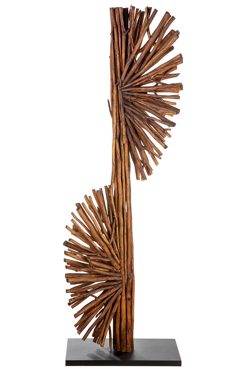 Dual vloerlamp hout naturel 151cm