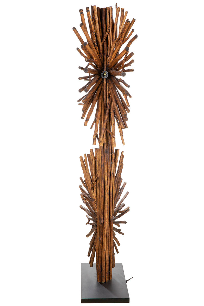 Dual vloerlamp hout naturel 151cm