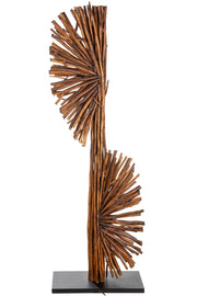 Dual vloerlamp hout naturel 151cm