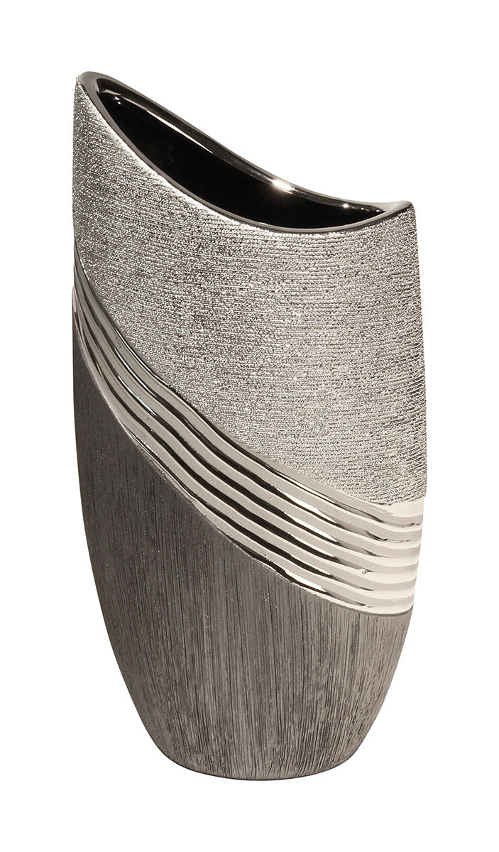Bridgetown Vaas Grijs-Zilver 20/30 cm
