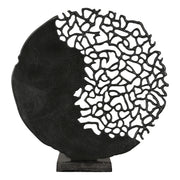 Osaka Ronde Aluminium Sculptuur Zwart