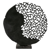 Osaka Ronde Aluminium Sculptuur Zwart