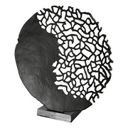 Osaka Ronde Aluminium Sculptuur Zwart