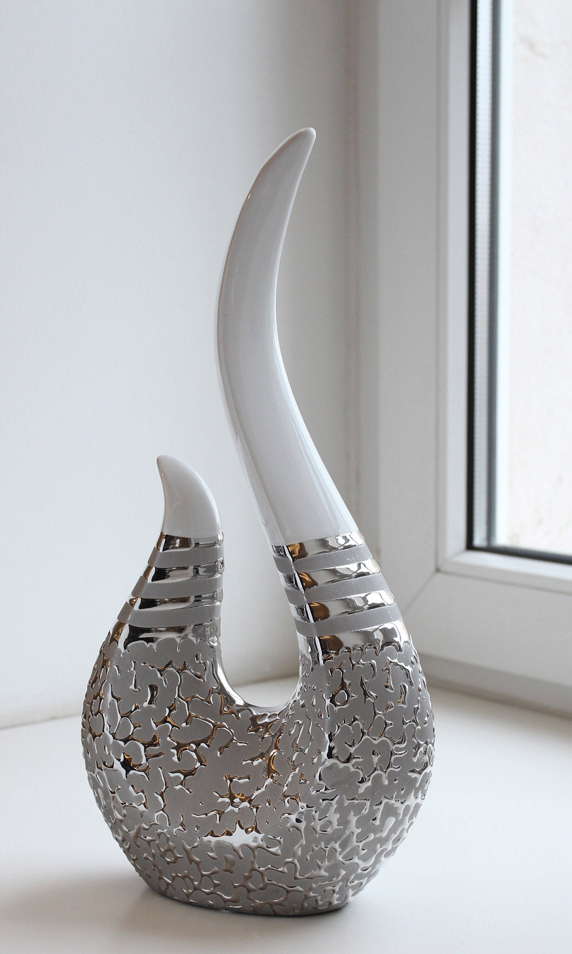 St. Louis Keramiek Sculptuur Zilver