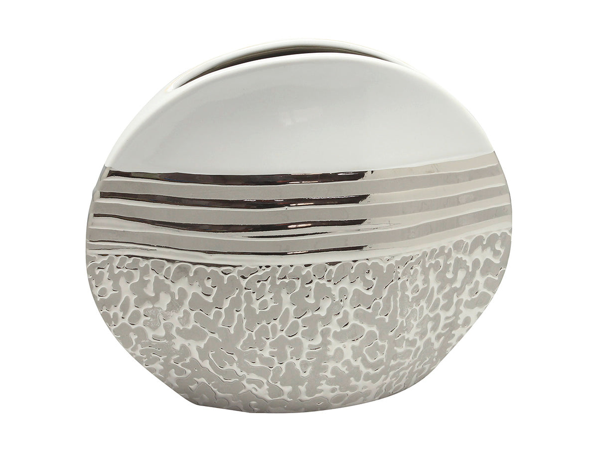 St. Louis Vaas Zilver-Wit 21 cm