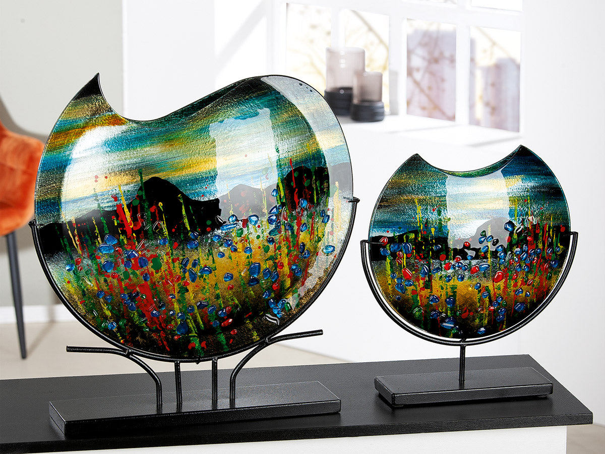 Kleurrijke vloervaas Dali 47.5 cm