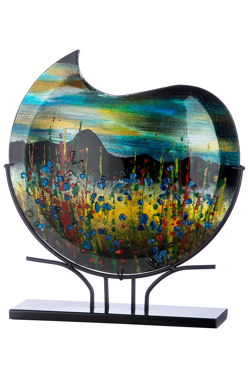 Kleurrijke vloervaas Dali 47.5 cm