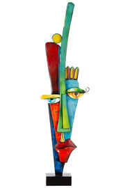 Alta Fronte Smalle Gezicht Sculptuur