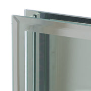 Vierkante spiegelglazen vaas 12 cm