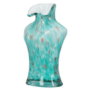 Groene glazen vaas Corinna 20 cm