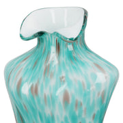 Groene glazen vaas Corinna 20 cm