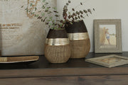 Bradora Vaas Beige Bruin Keramiek