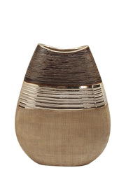 Bradora Vaas Beige Bruin Keramiek